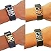 Premium Unisex Stainless Steel Fitbit Charge/Charge HR Slide on Accessory - The GEO Metal Cover to Protect and Cover Your Fitness Activity Tracker