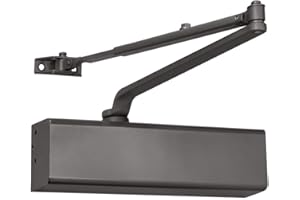 Lawrence Heavy Duty Door Closer Commercial Grade 1 - Adjustable 6-Speed Delayed-Action Door Control with 3 Pistons – Flexible Installation with Included Hardware - Lawrence Hardware LH816
