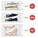 HARRA HOME Premium 3step Adjustable Shoe Slots Space Saver, Easy Shoe Slotz Organizer Double Shoe Rack Storage For Closet, Shoes Holder For Sneaker booties High heels Flats Sandals, Set of 5