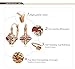 Kemstone Colorful Cubic Zirconia Rose Gold Leverback Earrings for Women Dangling Jewelry for Women