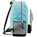 17 inch Turquoise Plaid Butterfly Student Bookbag Backpack
