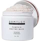 DRMTLGY Pumpkin Enzyme Face Mask with Jojoba Beads. Gentle Exfoliating Pumpkin Facial Mask for Dullness, Uneven Skin Tone, Fine Lines and Wrinkles. 5.5 oz