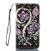 Firefish iPhone 6S Plus /6 Plus Case,Durable PU Leather Wallet Cover Lightweight Full Protective Case Shockproof Case with Credit Card Slot and Strap for Apple iPhone 6S Plus/iPhone 6 Plus-Purple