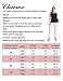Chicwe Women's Plus Size A Line Flared Knee Long Skirt with Stretch Waistband