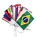 G2PLUS International Flags, 41 Feet 8.2'' x 5.5'' World Flags, 50 Countries Olympic Flag Pennant Banner for Bar, Party Decorations, Sports Clubs, Grand Opening, Festival Events Celebration
