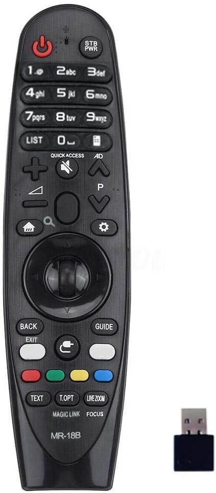Replacement Remote for LG TV Remote Control AN-MR650A Fit for LG 2.4G Ultra HD TV Universal Remote Control