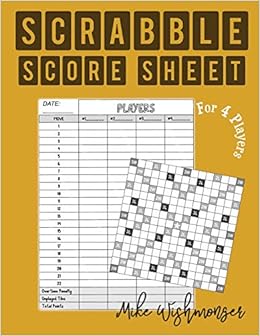 Scrabble Score Sheet - 