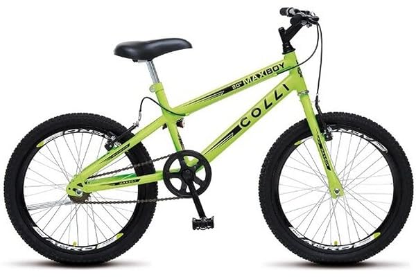 Colli Bike, Bicicleta Max Boy, Aro 20 Aero 36 Raias, freios V-Brake Dianteiro e Traseiro, Suporte de guidão Down Hill