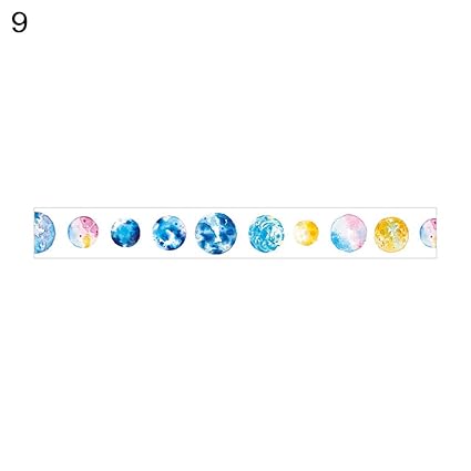 Amazon Com Super1798 Sea Horse Sky Washi Tape Sticker Diy