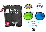 Pet First Aid Kit for Dogs And Cats | 25 Piece First Aid Kit For Your Pets | Perfect for Home, Travel, Camping, And Hiking | Comprehensive Pet Emergency Care Handbook | Certified Pet Friendly
