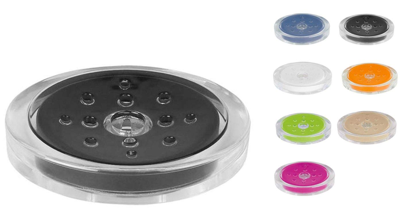 Spirella Sydney Acryl Soap Dish Acrylic Black 2.3 cm x 13 cm