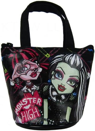 Officially Licensed Monster High Mini Handbag Style Coin Purse - Draculaura and Frankie Stein