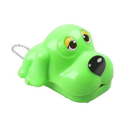 Crazy-Store Creative Anti-Stress Mini Cartoon Animal Mouth Bite Finger Prank Toys (Dog)