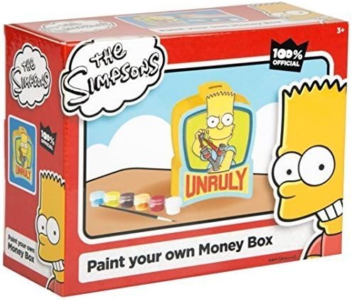 The Simpsons Paint Your Own Money Box - Bart Simpson