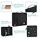 16 Large Toiletry Travel Bag for Men and Women Heavy Duty Waterproof Sturdy Hook Shower bag (Black) ONLY SIXTEEN
