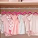 HOUSE DAY Velvet Kids Hangers 60 Pack, Premium Childrens Hangers for Closet, Ultra Thin Cute Clothes Hanger, Non Slip Small Felt Hanger 14 Inch for Kids Clothes, Hot Pink