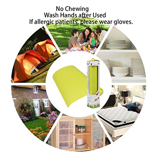 DIY Pest Repellent Pad for Kitchen Cupboard Mattress Surroundings Wardrobe Bookcases Garden Parterre Camping Outdoor Activities (Green) - Thumbnail 6