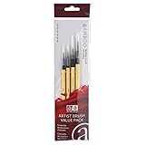 Art Advantage Bamboo Style Brush Set, 4-Piece