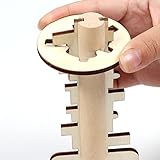 YiGooood Unlock Puzzle Key - Wooden Toy Classical Funny Kong Ming Lock Toys Intellectual For Children Adult