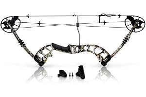 SereneLife AZSLCOMB10 Compound Bow, Camouflage