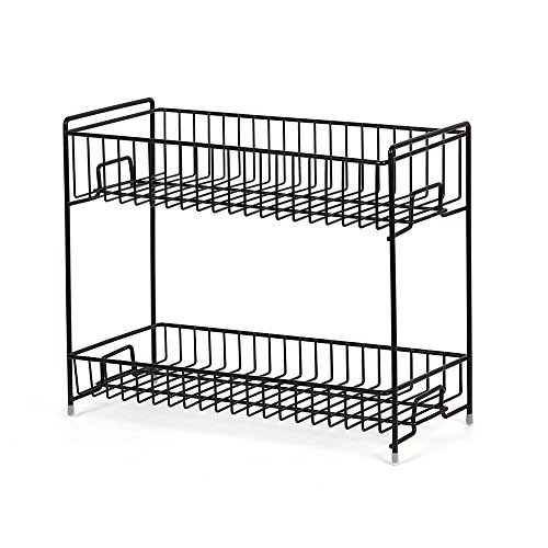 2Tier Spice Racks Countertop ,HEOMU Spice Rack Organizer Countertop