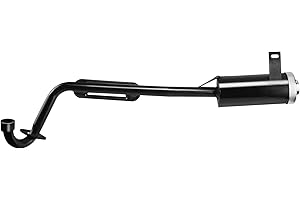 PRO BAT Exhaust Pipe+ Muffler System 50cc 70cc 90cc 110cc Falcon Bull Style Quad Dirt Bike ATV Buggy