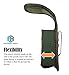 Premium AccessoryHappy Vertical Canvas Belt Case, Small Hunting Camo Rugged Pouch Holster Nylon Metal Clip Flip Phone Belt Case Fits Most FLIP Small/Medium Phones (Camo)