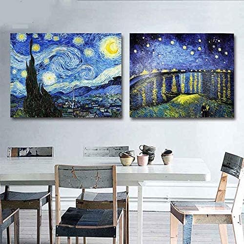 Paint by Numbers for Adults, The Starry Night by Van Gogh - Image 3