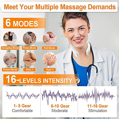 Cervical Spine Massager - Kinds of Massage Modes, Cervical Charging Neck and Shoulder Physiotherapy Instrument Massager, Cervical Spine Massager
