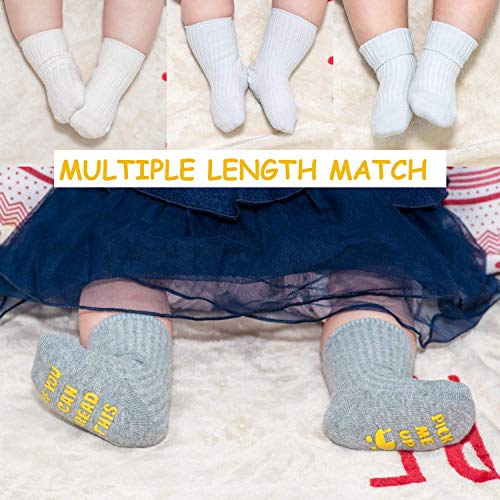 Baby Socks Gift Set, Shower Gifts Newborn Funny Present, 6 Pair, For 0-12 Months (unisex) - Thumbnail 5