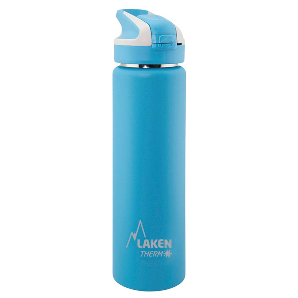Laken Unisex - Adult Thermos TS7AC Thermos Flask, Light Blue, 18/8-0.75 L