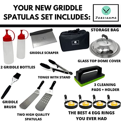 JORDIGAMO Griddle Accessories Kit, Flat Top Grill Accessories Set for