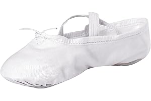 Stelle Canvas Ballet Shoes for Girls Dance Ballet Slippers Shoes（Toddler/Little/Big Kid/Women）