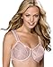 Bali Womens Satin Tracings Underwire Minimizer Bra(3562)-Rosewood-42DD