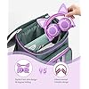Kids-Headphones-with-Cat-EarLobkin-Wired-Headphones-Over-Ear-for-ChildrenFoldable-Headphone-with-Glowing-Light-for-Kindle-Fire-Samsung-iPad-Tablets-purple LOBKIN Kids Headphones, Cat Ear LED Light Up Wired Headphones Over Ear with 85dB Volume Limited Hearing Protection,Cute…