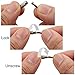 Keychain, Wisdompro 20 Pack of 4.3 Inches Stainless Steel Wire Ring 2mm Cable Loop Rings for Hanging Luggage Tag, Keys and ID Tag Keepers - Multicolor