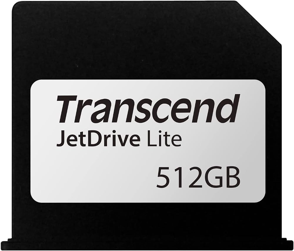 Transcend 512GB JetDrive Lite 130 JDL130 MacBook Air 13 Inch 2010-2017 Storage