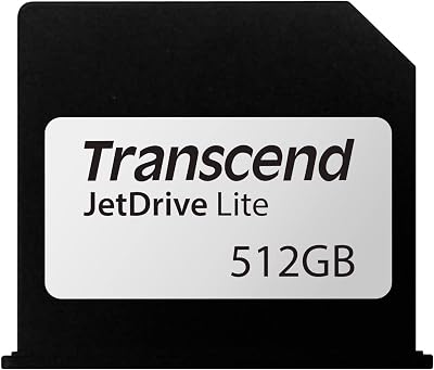 Transcend 512GB JetDrive Lite 130 JDL130 MacBook Air 13 Inch 2010-2017 Storage