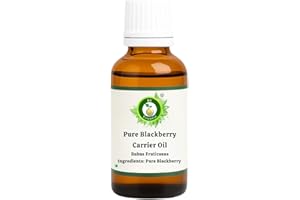 R V Essential Pure Blackberry Carrier Oil 30ml (1.01oz)- Rubus Fruticosus (100% Pure and Natural Cold Pressed)