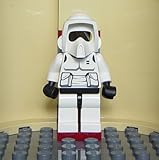 Lego Star Wars: Biker Scout Trooper Minifigure With Blaster Rifle