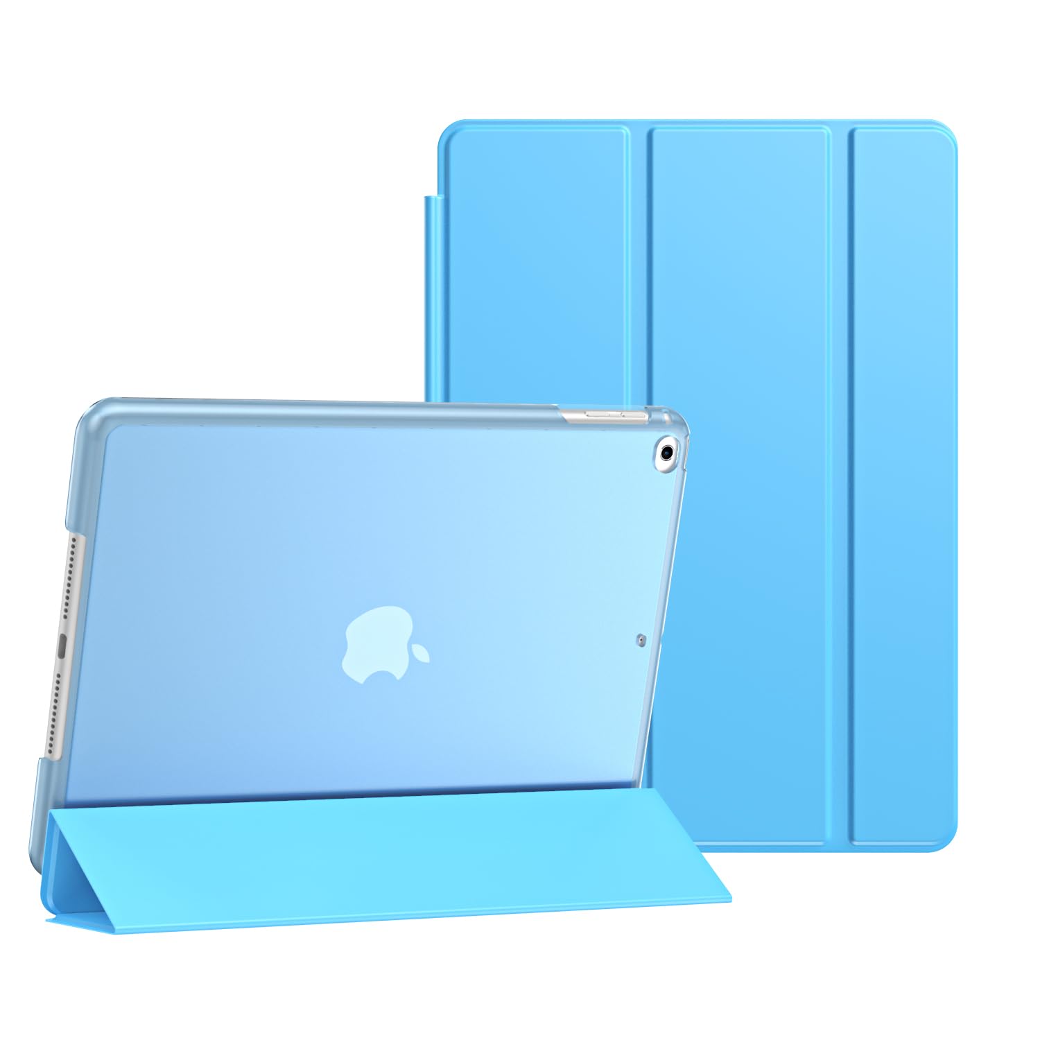 Case For Apple iPad Mini 4th Generation (2015) and For Apple iPad Mini 5th Generation (2019) Smart Magnetic Stand Cover with Auto Wake/Sleep (Aqua)