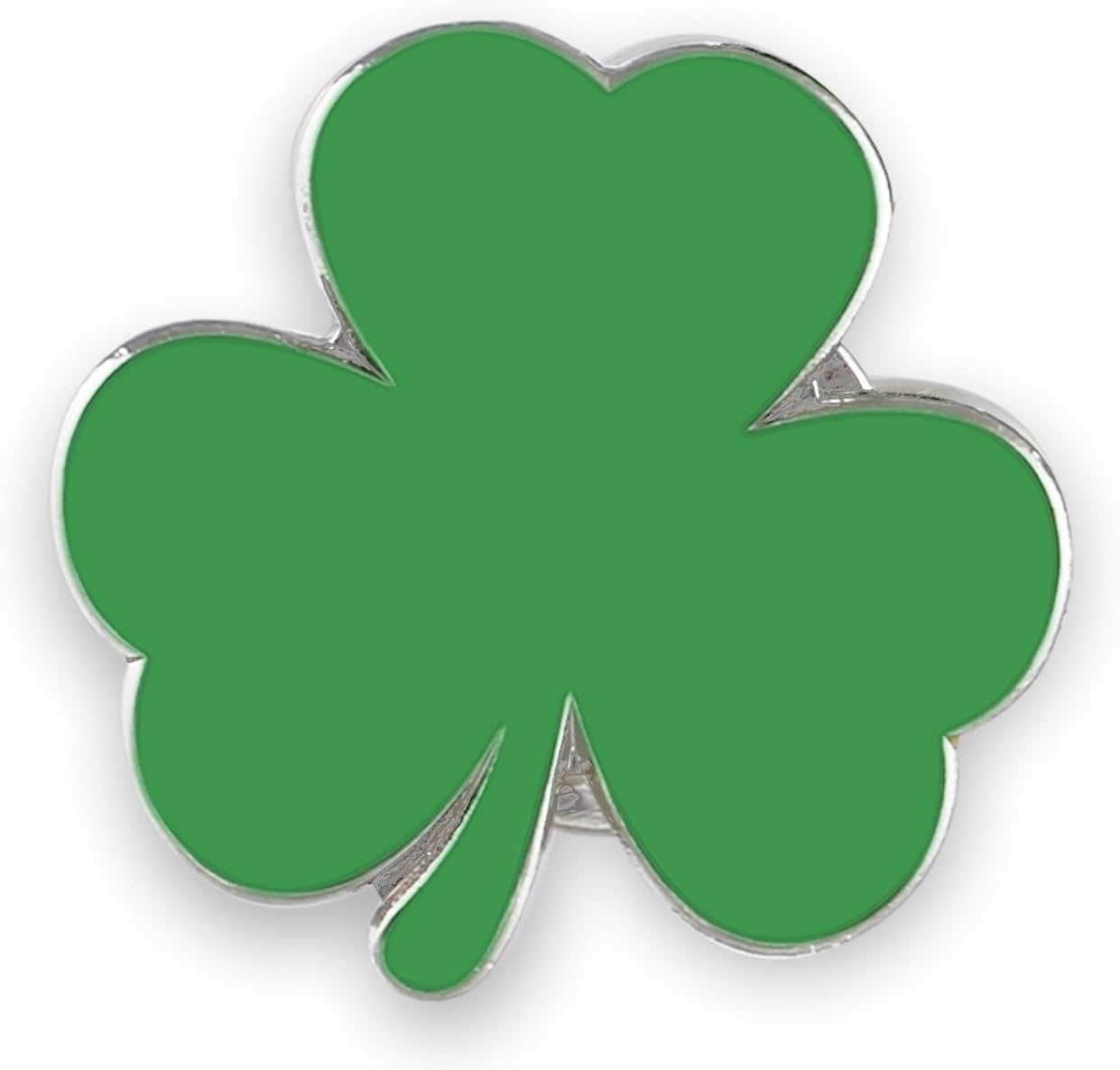 Irish Green Shamrock Enamel Lapel Pin Saint Patricks Day