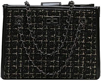 Autumn And Winter Ladies Chain Bag New Woolen Shoulder Bag Wild Lady Messenger Bag Trend Lady Bag