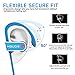 Bluetooth Earbuds,Best Wireless Sport Headphones Hbuds H1 w/ Mic IPX7 Waterproof HD Stereo for Running Workout Gym 9 Hour Long Battery Life Noise Cancelling Headsets Comfortable Secure Fit (Blue)