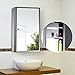 HOMCOM Bathroom Mirrored Cabinet, Vertical 16