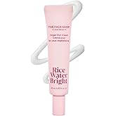 The Face Shop Rice Water Bright Vegan Eye Cream - Eye Cream for Dark Circles - Dark Circles Under Eye Treatment - Under Eye Brightener - Hydrating - Niacinamide - Hyaluronic Acid - Korean Skin Care