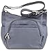 Travelon Anti-Theft Cross-Body Bucket Bag (Pewter)