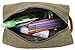 IBLUE Canvas Toiletry Bag Travel Dopp Kit Shaving Bag Cosmetic Makeup Bathroom Organizer
