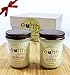 EarthGlo 100% Soy Candle Set ~ Two 8oz Jar Candles Lemongrass and Sandalwood ~Two Scented Candles in Gift Box! A Delicious Duo of Soy Candles with Lead Free Cotton Core Wicks!