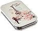 Lissom Design Compact Mirror - Handheld Magnifying Cosmetic Mirror, 2.25 x 3.75-Inch, Paris with Love - Leather
